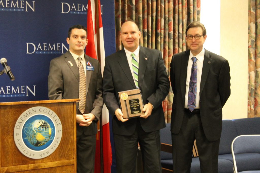 Jeff Pagano receiving an award