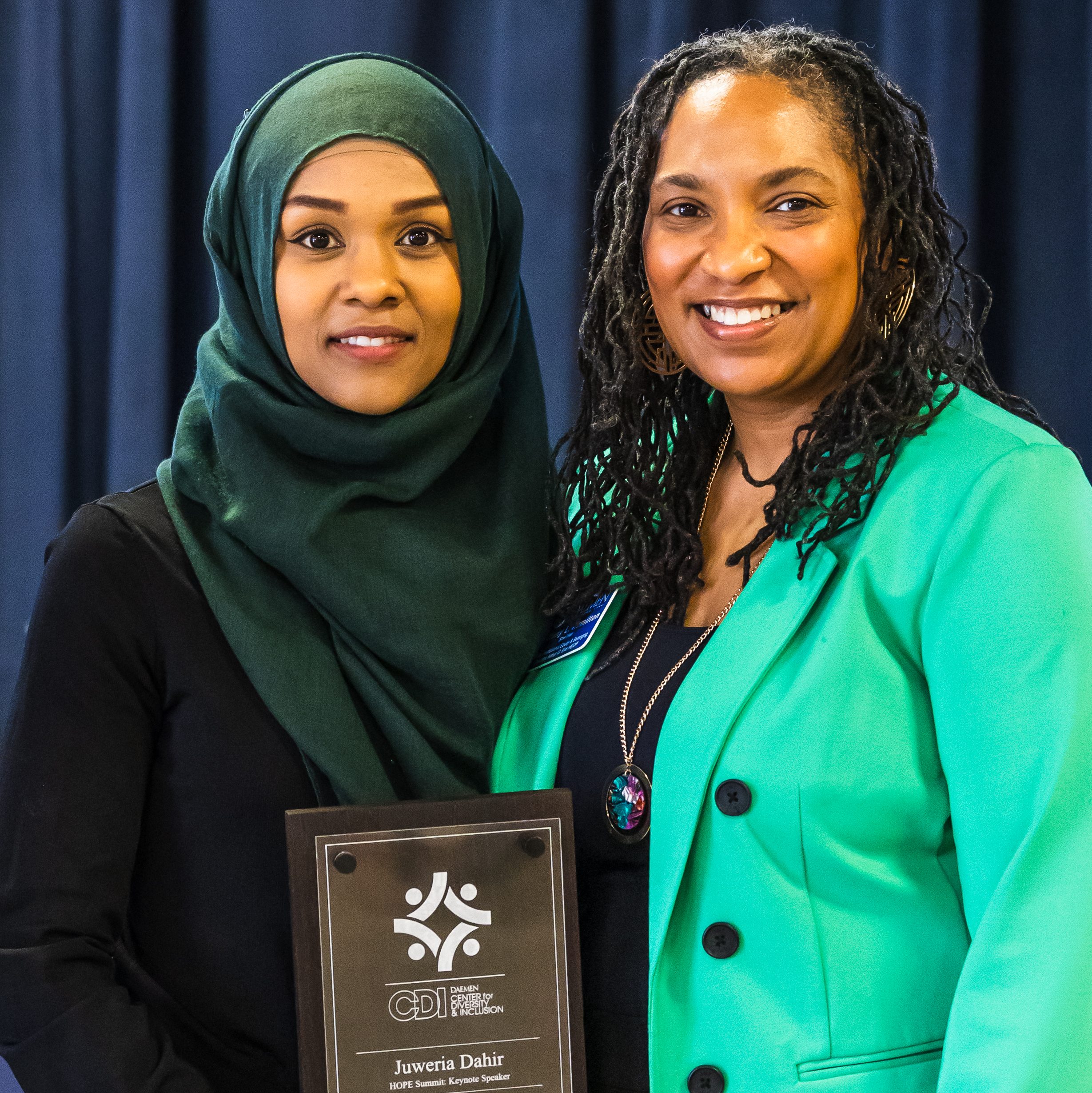 Juweria Dahir and Tiffany Hamilton
